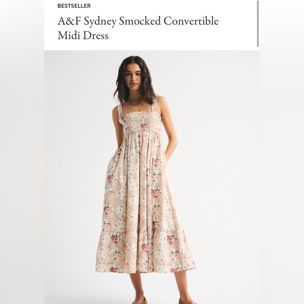 Abercrombie & fitch Sydney smocked dress